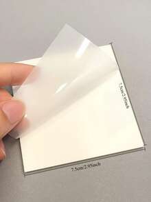 50 buah Kertas Lem Pewarna Sekali Pakai, Palet Pewarna Kuku yang Dapat Disobek, Baki Pencampur Warna Kutek, Papan Display Kertas Tahan Air - MultiWarna - View 7
