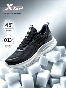 XTEP -- Light Wing 3 | XTEP Light Wing 3 Women's Comfortable Versatile Durable Lightweight Responsive Running Shoes Black/Pale Blue - Black/Light Blue - View 2