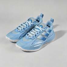 Adidas Blue Basketball Shoes Men's Sports Shoes Shock Absorption Breathable Lightweight Cushioning Rebound JR4375 - Blue - View 6