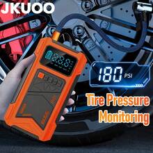 Portable Car Jump Starter, 180PSI Digital Display Tire Inflator, Compatible With Gasoline Engines And Various Engines, LED Flashlight Car Accessories Set, Portable Car Emergency Tool, Includes Various Adapters, A Multi-Functional Product Combining Car Jump Starter And Tire Inflator - Portable Multi-functional Integrated Pump - View 8