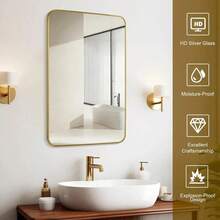 Bathroom Mirrors - Black - View 2