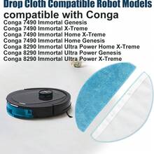 طقم إكسسوارات بديلة للمكنسة الكهربائية والممسحة Conga 7490 Immortal / 8290 Immortal / Kabum Smart 900 - 4 قطع - مشاهدة 2