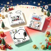 1 قطعة مرآة Snoopy الجانب جديدة 2026، محمولة وسهلة التخزين، مناسبة للمكياج والعناية اليومية، هدية مفاجأة للأصدقاء والعائلة في رأس السنة والهالوين والكريسماس (نمط عشوائي) - متعدد الألوان - مشاهدة 2