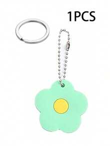5/1pc Cute Flower Key Cover, Contrast Color Design, Cute Floral Cartoon Silicone Key Cover, Decorative Key Identification Protection Cover, Women's Keychain Accessory, Small Gift For Sisters, Lovers, Friends, Perfect Gift For Her - View 15