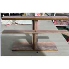 Rak Pajangan Gelang / Rak Penyimpanan Gelang / Pajangan Gelang Kayu / Rak Penyimpanan Gelang Berbentuk T / Menara Pajangan Jam Tangan Kayu - Coklat - View 4