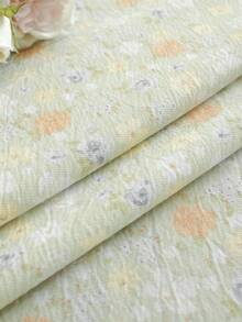 1pc Ruffle Edge Tablecloth, Fresh Country Style, Suitable For Dining Table Decoration, Picnic Tablecloth, Holiday Celebration, Wedding Party Gathering, Birthday Banquet, Daily Dining Table, Kitchen And Restaurant Decor, All Seasons, Home Decor - Mint Green - View 9