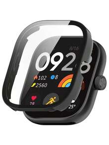 Protective Film Case Compatible With Xiaomi Watch 4 Smart Watch, Anti-Scratch Protective Film Frame Cover, PC Material Shell + Tempered Glass Full Protection - Compatible With Redmi Watch 4 - View 13