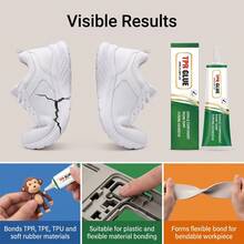 TPR Glue Multi-Material Compatible Transparent Adhesive Layer Flexible Bonding Convenient Application Soft Tube Easy Storage Glue, Specially Designed For Bonding Dozens Of Daily Materials, Meeting Handcraft DIY Production, Household Damaged Small Item Fixing, Kitchen And Bathroom Small Accessory Bonding, And Outdoor Small Item Attachment Tasks, Gift For Family And Friends, Christmas Gift - A - View 8