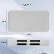 ihkdw 48 فتحة لعبة، متوافق مع علبة تخزين أشرطة ألعاب Switch Lite/OLED، إغلاق مغناطيسي، تصميم مبتكر، خفيف الوزن وأنيق - مشاهدة 4