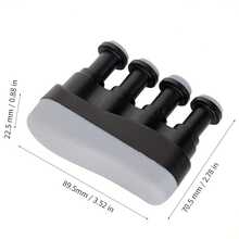 Hand Workout Device Designed To The Flexibility And Power Of Fingers, Hands, And Forearms. You Can Modify The Resistance For Each Finger - The Simulated Strings Aid In Developing The Corpus Callosum. Provides A Comfortable Training Experience - Multicolor - View 4