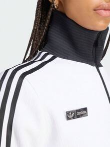 Adidas Originals 女款 FAN OG TT 針織夾克 無帽款 LD4966 - 淺灰色 - 查看 6
