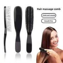 Anti-Static Steel Comb, Used For Wig Training, Specifically For Cleaning Real Hair And Synthetic Wigs - Multicolor - View 2