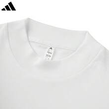Áo thun ngắn tay casual Adidas 100% cotton, thoáng khí, mẫu mới mùa hè - màu đen - Xem 9