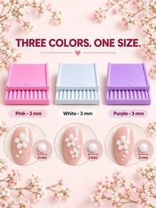 1pc Bead Shaper Board, 3D Printed 3-Color Smooth Multi-Use Ball Roller Plate For Nail Art Polymer Clay Handmade DIY Craft,Nail Supplies,Handmade Tool - Multicolor - View 6