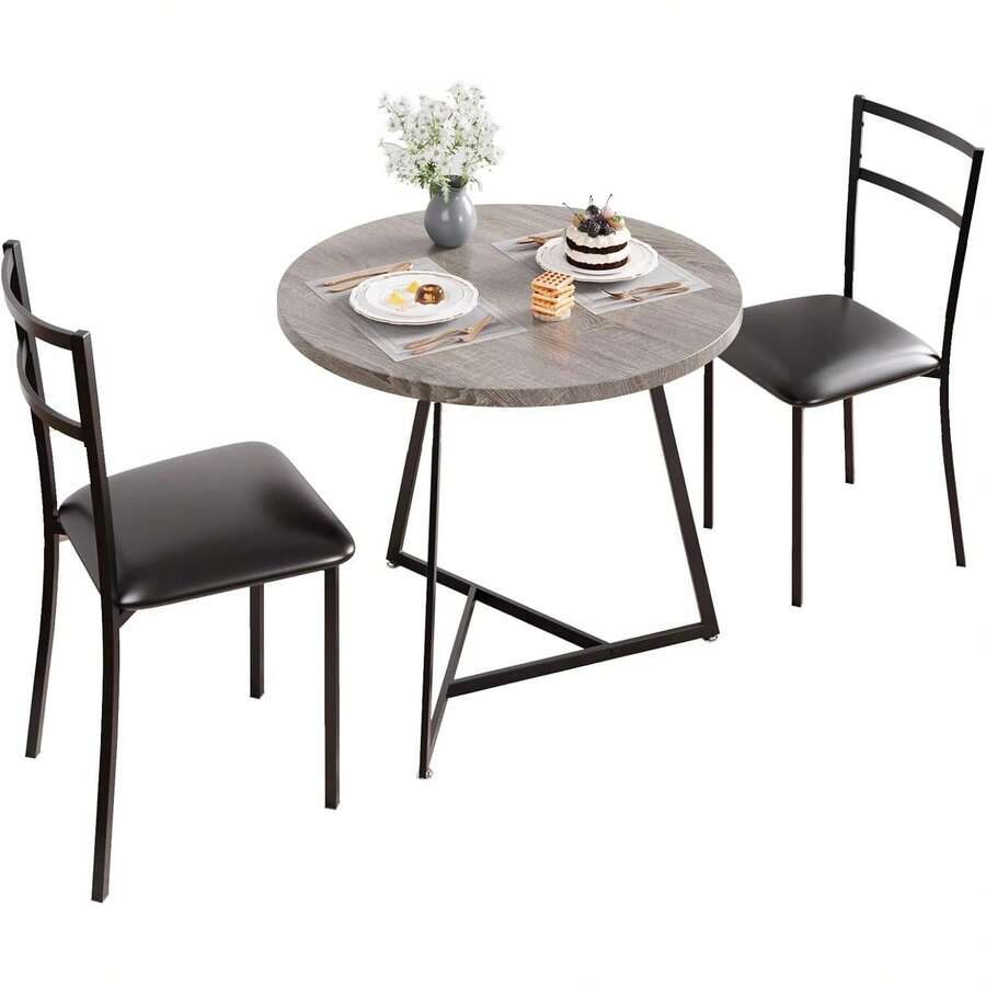 Dining Table & Chair Sets - Grey - View 1
