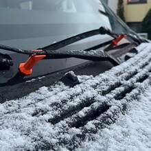 2pcs Windshield Wiper Bracket Set, Winter Car Tool Kit, Prevent Wiper Freezing, Snow And Ice Protection - A - View 1