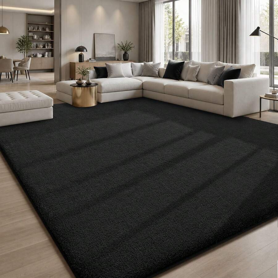 Treeboy Extra Large Rugs Short Pile Soft Fluffy Anti-Slip Mat Living Room Bedroom Carpet For Coffee Table, Carpet With Ins Style, Children's Bedroom, Bedside Carpet