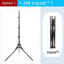 1.6m Phone Tripod Stand With 1/4 Screw, Floor-Standing Camera Anchor Live Streaming Selfie Light Metal Stand - View 8
