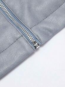 Puma Men's Letter Print Zip-Up Casual Versatile Sports Jacket - Grey - View 6