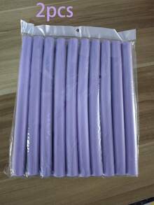 10pcs/Set Flexible Hair Curlers/Bendable Curling Rods, Heatless Hair Curler Set For Creating Soft Waves And Spiral Curls - Foam Hair Rollers Suitable For Short And Long Hair, DIY Heatless Hair Curlers, Random Color - Multiple Styles - View 9