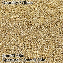 2mm 778pcs 10g Lacquered Acrylic Spacer Beads DIY Jewelry Making Bracelet, Car Charm, Phone Chain Handmade Beaded Accessories Material - Machine-embroidered Electroplated Glass Beads - View 18