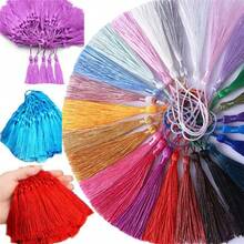 10pcs 8cm Tassel With Jump Ring - Chinese Knot Bookmark And DIY Pendant Ornament, Mini Tassel For Jewelry Making, Earrings And Handmade Decoration - 8cm Loop Tassel - View 6
