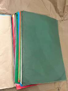 35/96 Sheets Macaron Color Candy Tone Large 20x26 Inch (50x66cm) Colorful Wrapping Paper/Tissue Paper, Suitable For Packaging, Party And Decoration And Other Occasions - Rainbow Tissue Paper - View 7