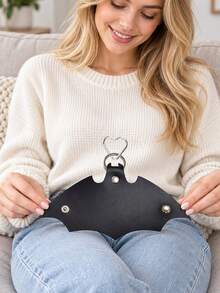 Home Key Pouch,Bag Charm, Bat-Style Keychain,Ins-Style Popular Creative Keychain Pendant, Suitable For Cars,Suitable For Various Occasions; - Multicolor - View 4