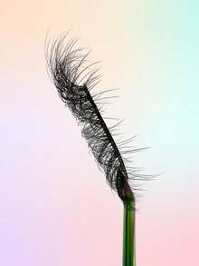3 Pairs Fluffy Dense False Eyelashes, Create Dramatic 3D Makeup Effect, Thin Mink-Like Strip False Eyelashes - Black - View 6