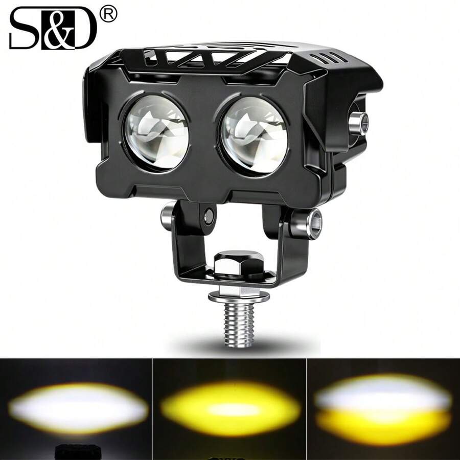 S&D Motorcycle Led Headlight 12V High Bright Led Lights Lamp For Motorbike Moto Led Auxiliary Spotlights - Motorcycle LED Light - View 1