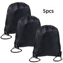 5pcs Drawstring Backpacks: Nylon Sports Bag, Suitable For Travel, Yoga, Fitness, Outdoor Camping, Hiking And Beach Essentials, Lightweight Waterproof Large Capacity Drawstring Backpack - Durable Polyester Fiber Reinforced, Suitable For Gym, Travel, Camping Portable Outdoor Hiking And Sports Bag, Gym Drawstring Bag | Casual Drawstring Design | Durable, Travel Backpack - Multicolor - View 13