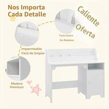 Kids Desks & Desk Sets - White - View 6