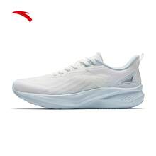 Sepatu Lari Kulit Tahan Air Anta Lingfeng 2 untuk Wanita, Sepatu Olahraga Peredam Guncangan Gaya Baru Musim Gugur untuk Siswa Sekolah Menengah - Papirus/Biru Beku-7 - View 1