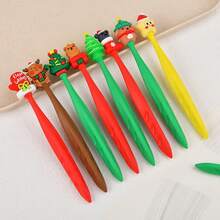 2pcs/4pcs/Set - (Random Pattern) Christmas Series 3D Erasers, Pen Control Posture Student Erasers, Santa Claus, Snowman, Reindeer Patterns, Student Stationery, Learning Supplies, Christmas Small Gifts, Small Gifts, Christmas - Multicolor - View 7
