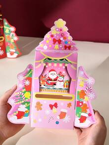 1 Set Christmas Tree Shaped "Money Pull" Gift Box - Creative Cash Gift Box With Surprise Pull Tab; A Fun And Unique Way To Give Christmas Gifts, Perfect For Christmas Holiday Party Supplies And Decorations - View 6