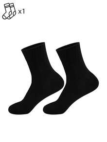 1/5/10/20 Pairs Men's Thick Striped Socks, Simple Versatile, Comfortable Sports Running Socks, Casual Mid-Calf Socks - Multicolor - View 15