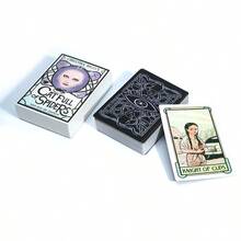 Cat Full Of Spiders Playing Card For Divination Party Game - Grey - View 2