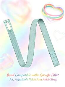 Unisex Bicep Band For Google Air, Adjustable Nylon Arm/Ankle Strap, Soft And Breathable, Adjustable For Bicep Or Ankle Wear - For  Air - View 10