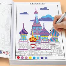 Buku Aktivitas Menghubungkan Titik, Labirin, dan Mewarnai 48 Halaman, Buku Aktivitas Menghubungkan Titik untuk Melatih Otak, Koordinasi Mata-Tangan, dan Meningkatkan Perhatian - MultiWarna - View 6
