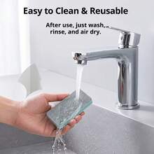 6Pcs/3pcs/1pc Glass Limescale Magic Scrub Cleaning Brush, Household Bathroom Mirror Shower Room Tile Powerful Limescale Water Stain Water Mark Removal Tool, Multi-Functional Window Glass Cleaning Tool - Multiple Styles - View 4