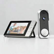 Wireless Video Doorbell Smart Doorbell 4.3 Inch Display 2.4G Wi-Fi Two-Way Audio Easy Wall Mount Installation Rechargeable Battery Motion Detection Auto Capture Remote Control - View 11