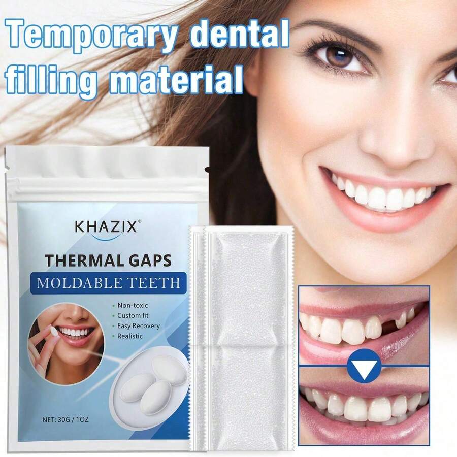 Dekorasi Gigi Pesta 100g, Mudah Digunakan, Dekorasi Riasan Film, Modifikasi Cantik, Tidak Lengket, Produk Pengisi Silikon, Dekorasi Gigi Halloween - MultiWarna - View 1