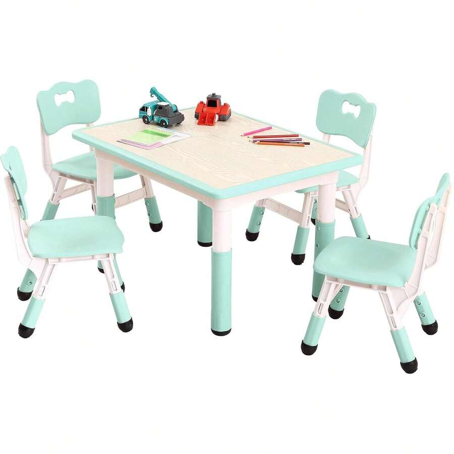 Folding Tables & Chairs - Teal Blue - View 1