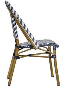 Outdoor Chairs - Blue and White - View 2