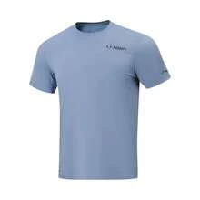 Kaos Pria LI-NING, Menyerap Keringat, Cepat Kering, Sensasi Es, Kaos Lengan Pendek Atletik ATSW477 - Yoyo Biru - View 2
