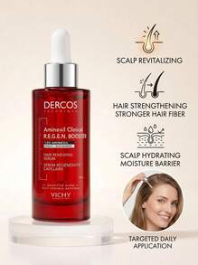 Vichy DERCOS Aminexil R.E.G.E.N Booster Serum 90 Ml – Hair Serum, Anti-Hair Loss, For Thinning Hair, Aminexil, Suitable For Daily Hair Care Routine - Multicolor - View 3