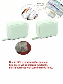 Pill Storage Box Set, BOO BOO CREW Pattern, 7-Day Twice Daily Large Capacity Pill Organizer, 14 Colorful Compartments, Reusable Travel Medicine Storage Bag, Large Capacity Weekly Pill Organizer, Suitable For Small Daily Items, Ideal For Health-Conscious And Travel Users, Essential Medical Accessory, Back To School, Halloween, Christmas, Student Essential - Multicolor - View 12