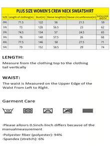 Plus Size Women's Street Fashion, Arizona Themed Graphic Print, Loose Long Sleeve Crew Neck Sweatshirt, Fun Style, Solid Color Crew Neck Sweatshirt For Girls, Suitable For Daily Wear, Outings, Parties, School, Music Festivals, Vacations, Commuting. Can Be Given As A Gift To Family, Boyfriend, Girlfriend, Friends, Sweatshirt, Winter Wear, Women's Pullover, Girls' Pullover - Grey - View 8