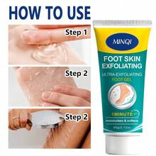 60g Body& Foot Skin Softening,Exfoliating Brightening Gel, Alcohol-Free Formula, Deep Cleansing,Smooths And Brightens,Gentle Exfoliation For Face, Hands, Feet And Body, Suitable For All Skin Types, Daily Skincare - 1 Pc - View 7