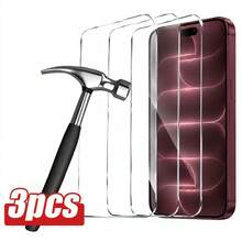 3 miếng kính cường lực bảo vệ màn hình trong suốt HD chống trầy xước cho iPhone 18 Pro/18 Pro Max/17/17 Pro/17 Pro Max/16/16 Pro/16 Pro Max/15/15 Pro/15 Pro Max - Trong sáng - Xem 14